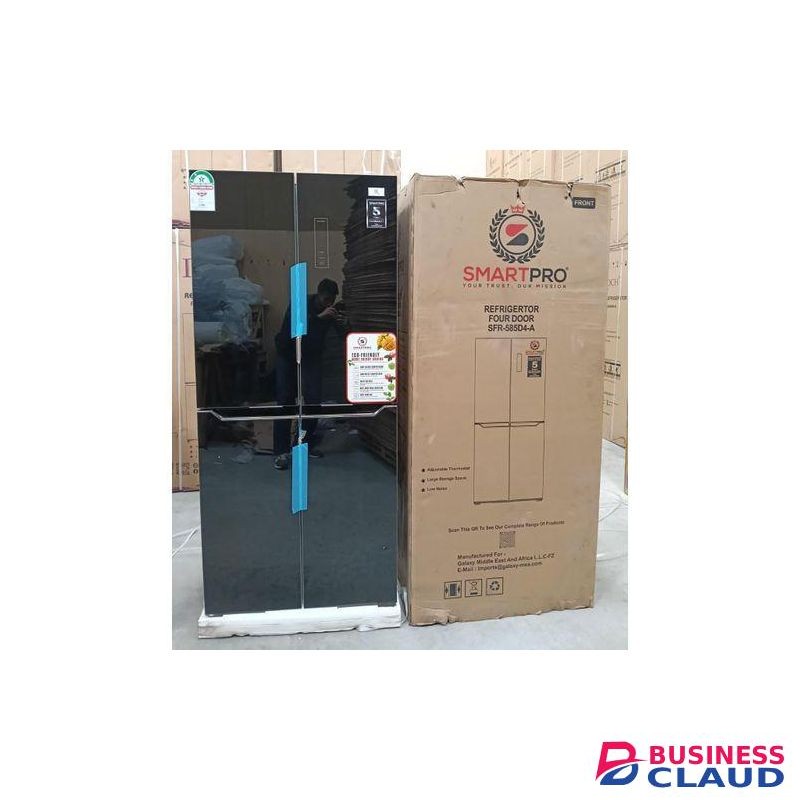 Smart Pro 421L four door glass body Refrigerator/fridge (model SFR-585D4-A)
