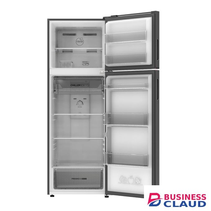 Haier 357L Fridge No Frost Double Door Twin Inverter Refrigerator HRF-385BS- Black (2YRs WRTY)