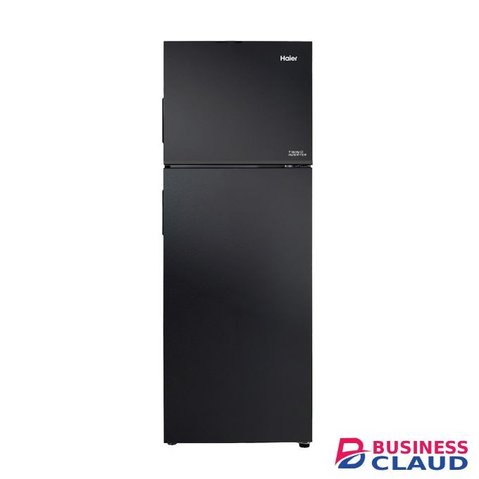 Haier 357L Fridge No Frost Double Door Twin Inverter Refrigerator HRF-385BS- Black (2YRs WRTY)