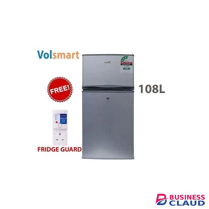 VOLSMART 108L Double Door and Kitchen Refrigerator