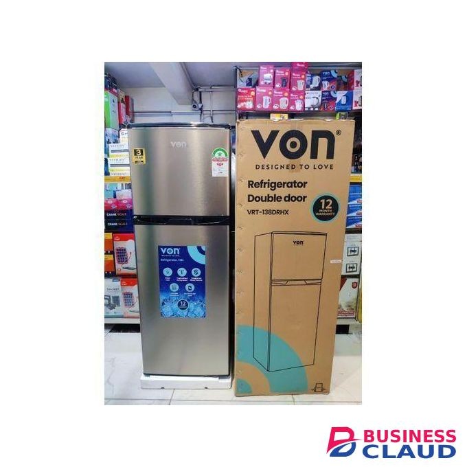 VON 138Litres Double Door refrigerator