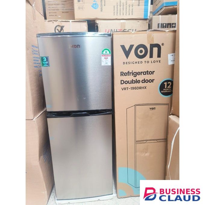 VON 195 litres VRT-196DRHX double door refrigerator