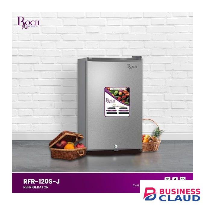Roch Single Door Refrigerator - 90 Litres - Silver (1YR WRTY)