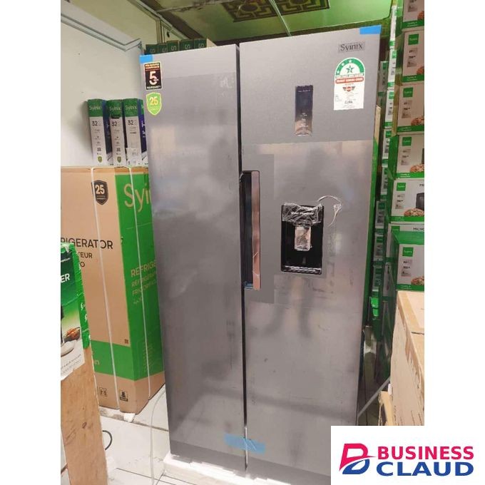 Syinix side by side 460 litres refrigerator with dispenser No frost