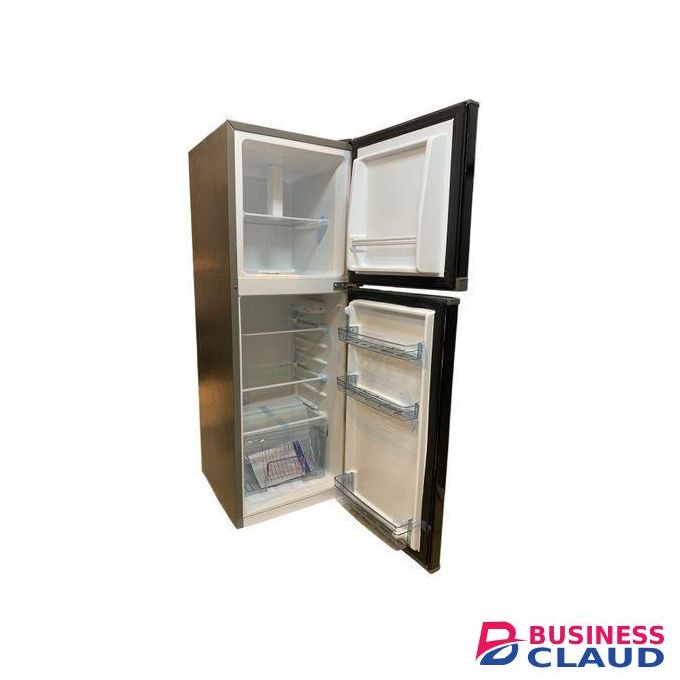 Ecomax double door 138l refrigerator BD-138 Black
