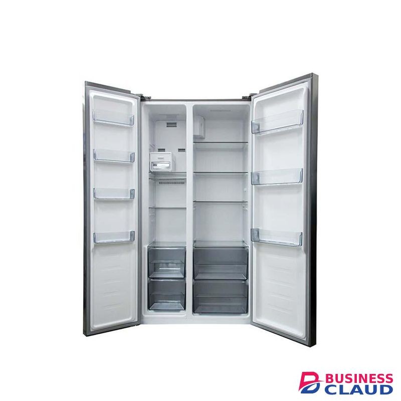Bruhm 436L Side By Side Refrigerator BFX-436EN - Grey (1YR WRTY)