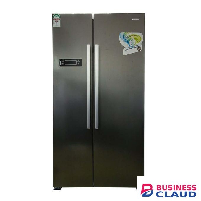 Bruhm 436L Side By Side Refrigerator BFX-436EN - Grey (1YR WRTY)