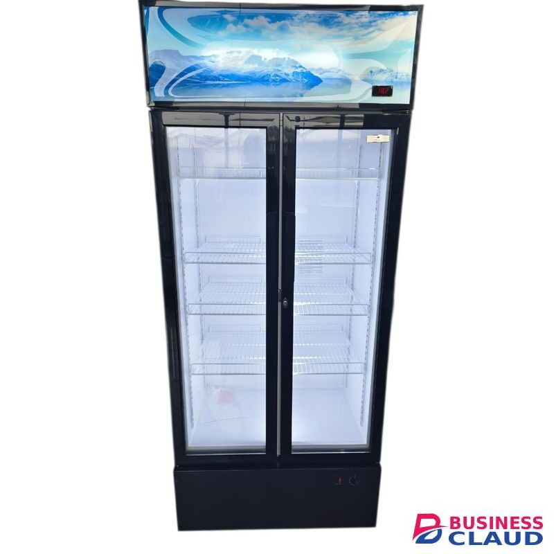 TLAC 568L Side by Side Double Door Showcase Refrigerator Chiller