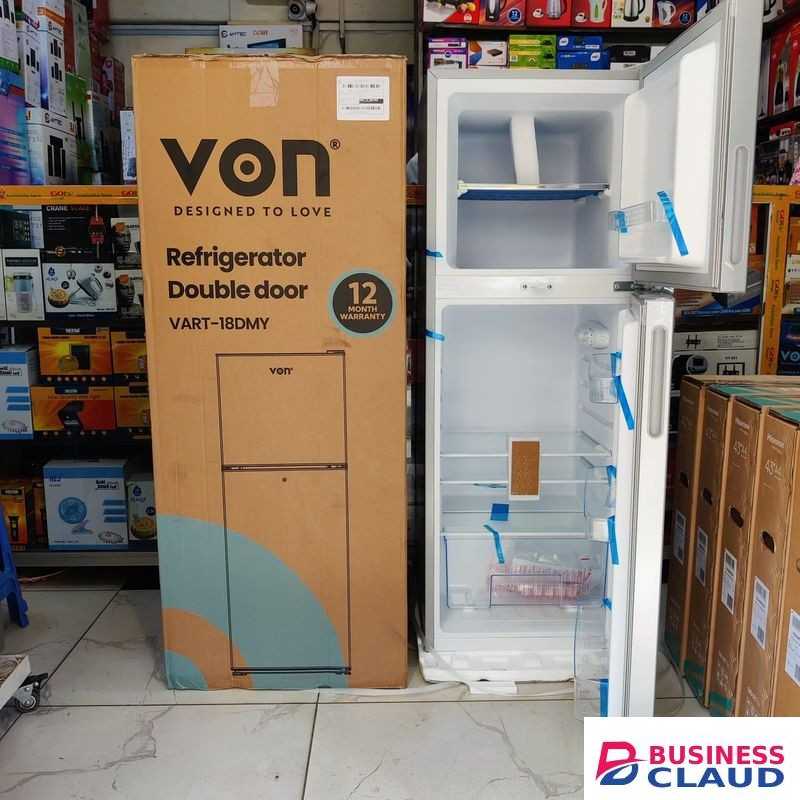 138L Large Capacity Double Door VON Refrigerator