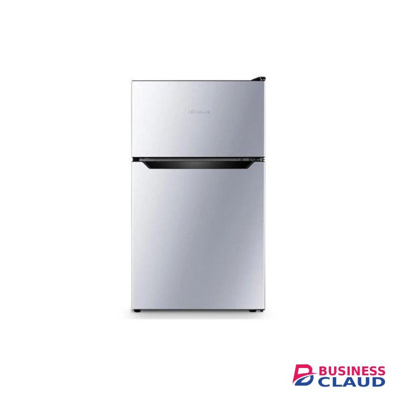 Hisense 91L Double Door Refrigerator -Silver