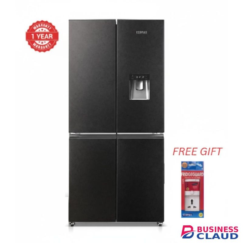 Ecomax RF-506L 4-Door Refrigerator Frost Free + Water Dispenser