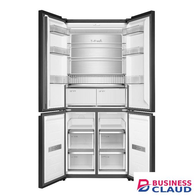 TCL 4 Door Refrigerator 480L, with No Frost Technology and Inverter Technology, Dark Grey (1YR WRTY)
