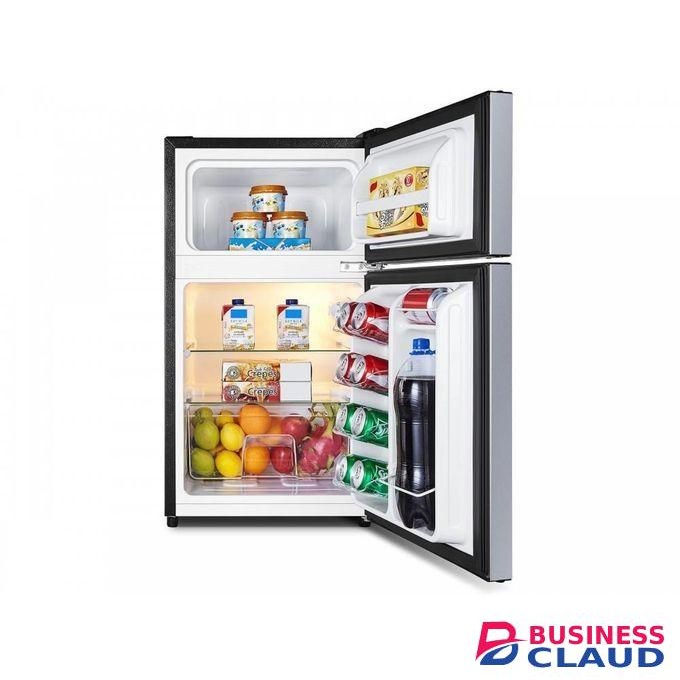 Hisense 91 Liters Refrigerator,Double Door, Low Noise, Durable Cooling (2 Years Warranty)+FREE GIFTS (2YRs WRTY)