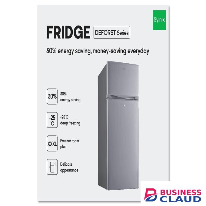 Syinix 137L Defrost Refrigerator – Energy Efficient, Top Freezer & Compact Design (2YRs WRTY)