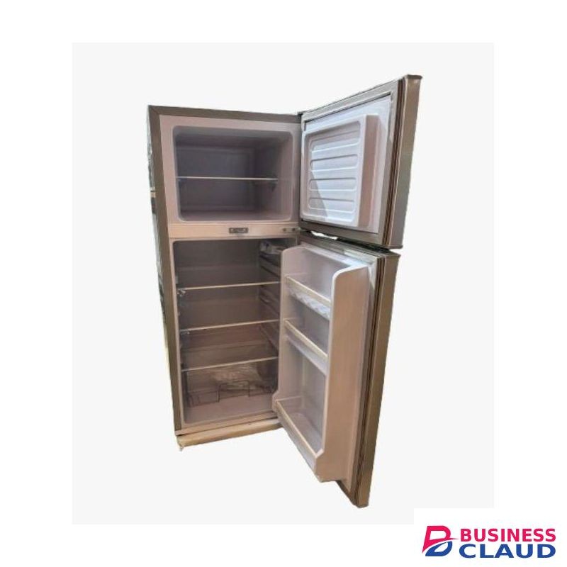 Ecomax 118L double door fridge with 3 year warranty on the compressor with a fridge guard