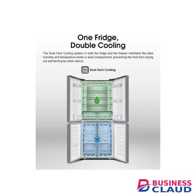 Hisense FRIDGE 4 DOOR FRIDGE 470L REF470DR, NON-FROST TECHNOLOGY