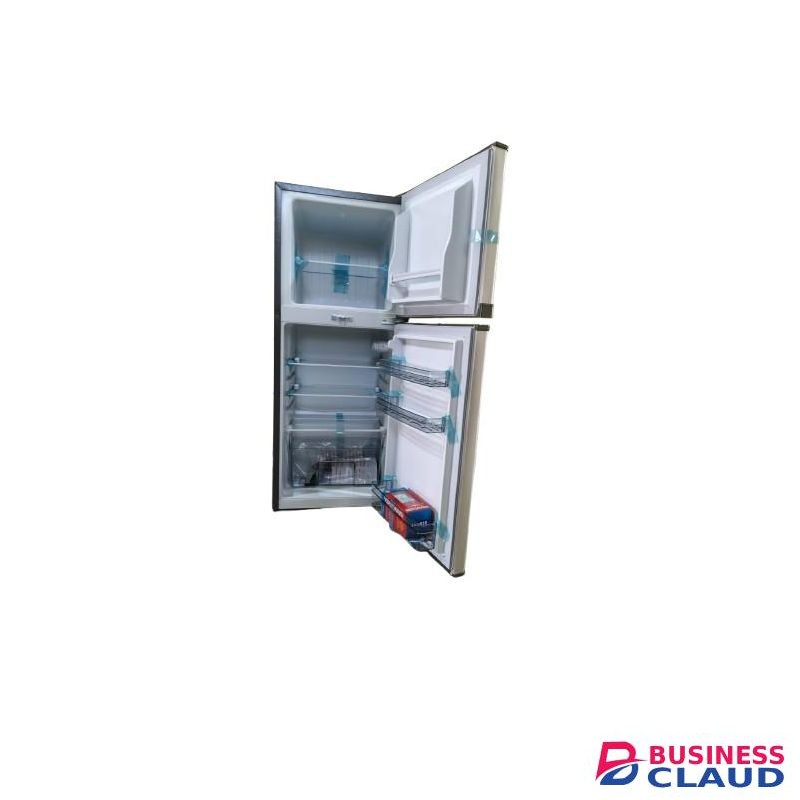 Ecomax 118 L Double door fridge Energy Efficient Saver with a free gift of power fridge guard