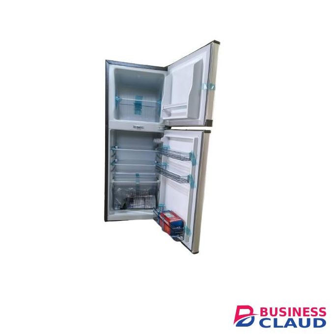 Ecomax 118 L Double door fridge Energy Efficient Saver with a free gift of power fridge guard