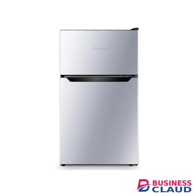 Hisense 91L Compact Fridge – Double Door, Low Noise+FREE FRIDGE GUARD+2Years Warranty