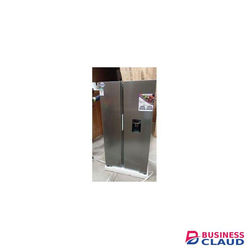 Roch 439L Side By Side Fridge, Twin Door Fridge/Freezer With Water Dispenser