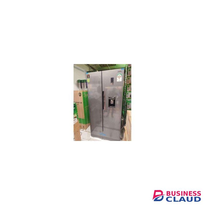 Synix 460 Litres, No Frost, Side by Side Fridge with Water Dispenser, 24 Months Warranty + Fridge Guard & Extension