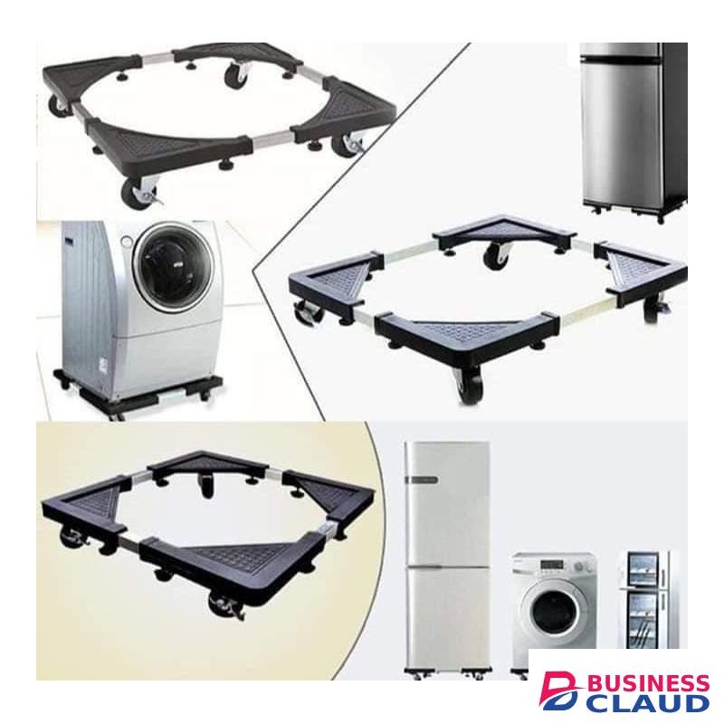 Share This Product Movable And Adjustable Base For Fridge, Washing Machine, Cooker, Refrigerator