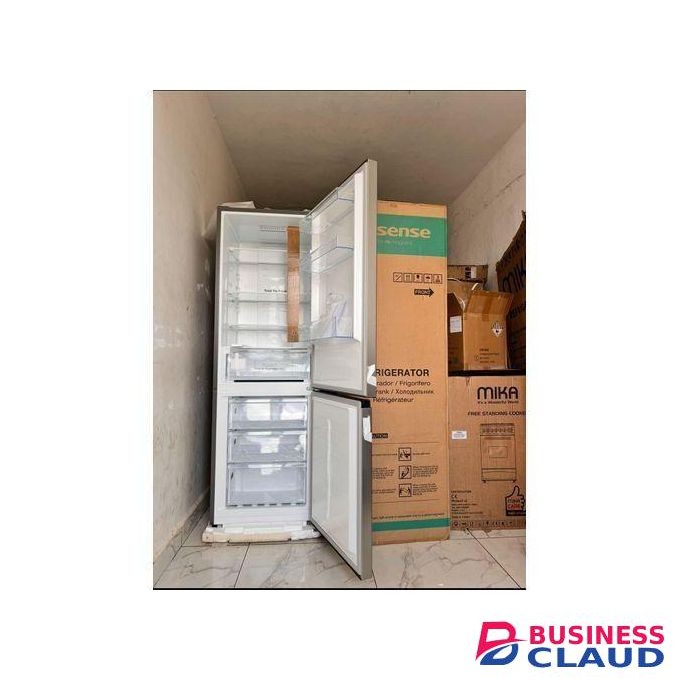 Hisense 292L Bottom Mount No Frost Fridge with Water Dispenser, Inverter Technology & 2 Years Warranty + Fridge Guard & Extension