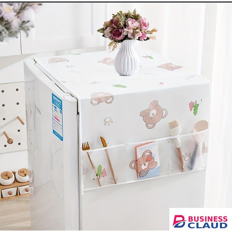 Waterproof & Dustproof Fridge Cover – Protective Refrigerator Top Cover