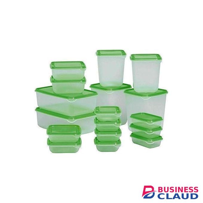 17 Piece Refrigerator Food Storage Box Set – Flexible Storage with Multiple Sizes to Organize Your Fridge and Kitchen with Ease and Style