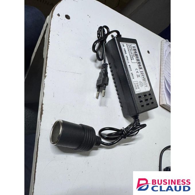 car fridge AC adapter is a power converter that allows a portable 12V DC car refrigerator to be powered by a standard 100-240V household wall outlet.