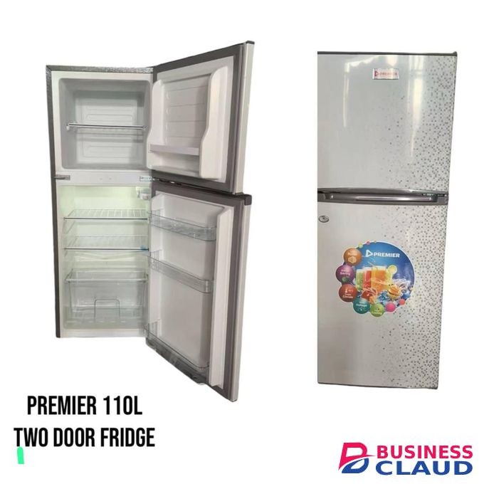 Premier double door fridge 110litres