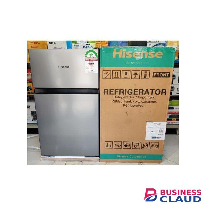 Hisense 91L DOUBLE DOOR FROST FRIDGE SILVER