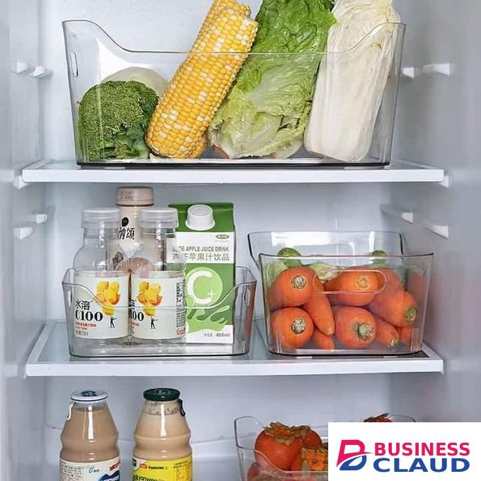 Acrylic Multipurpose Fridge storage container-Transparent, Durable,Space saving organizer For kitchen,Pantry and Refrigerator