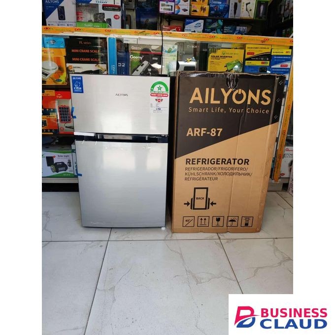 AILYONS Double Door Fridge 87Litres