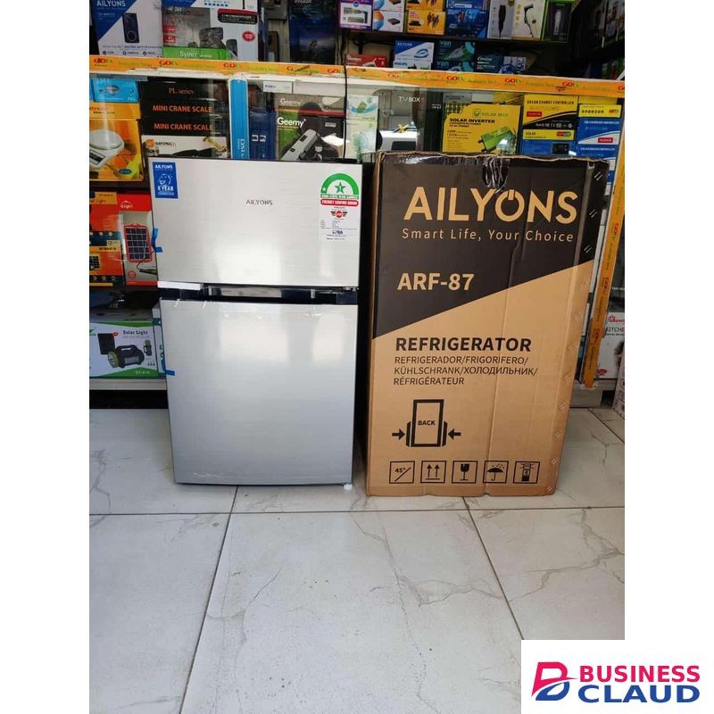 AILYONS Double Door Fridge 87Litres