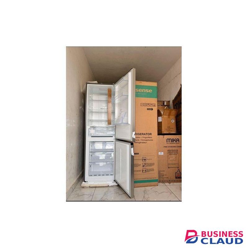 Hisense 292Litres Double Door No Frost Fridge , Bottom Freezer