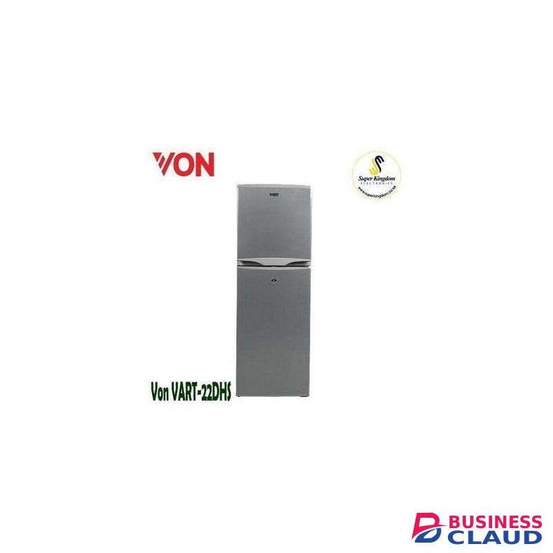 VON 138L VART-22DHS Double Door Fridge