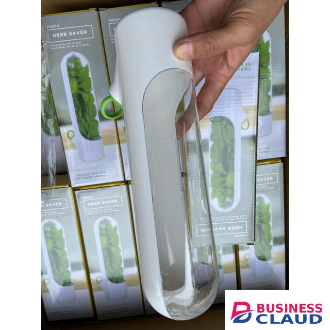 Herb Saver for Refrigerator, Fresh Herb Keeper, Herb Saver Pod Containers, Herb Fresh Keeper for Refrigerator,Herb Storage for Cilantro,Parsley, Asparagus,Keeps Vegetables Fresh -1 pc