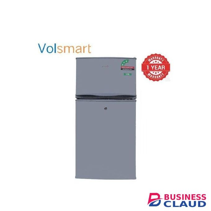 VOLSMART 108L, Double Door Fridge (1 YR WRTY)