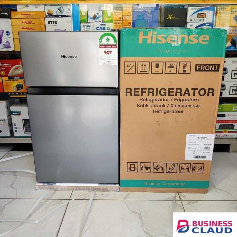 Hisense 91 litrs ,double door Fridge