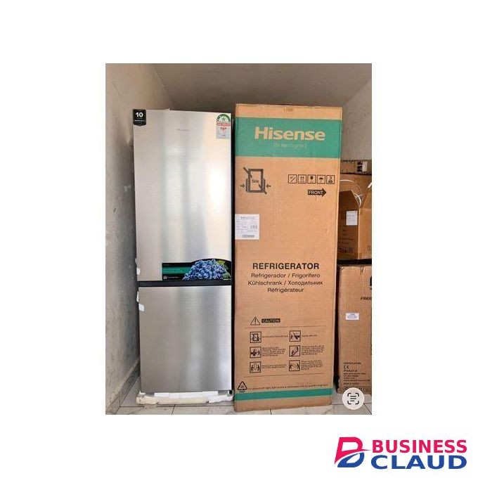 Hisense 292Litres Double Door No Frost Fridge with Dispenser , Bottom Freezer