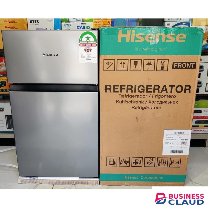 Hisense 91L Double Door Mini-Fridge (2 Years Warranty)