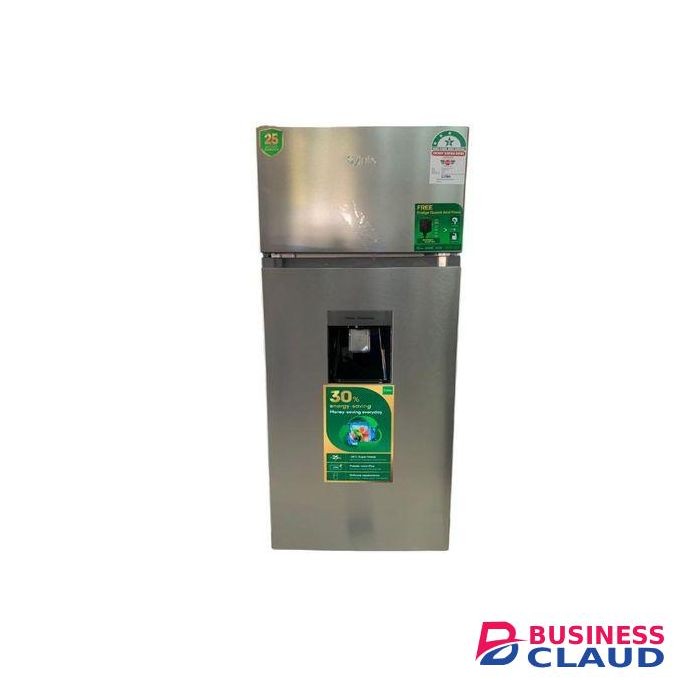 Syinix Fridge 210L With Water Dispenser, Double Door Energy Efficient