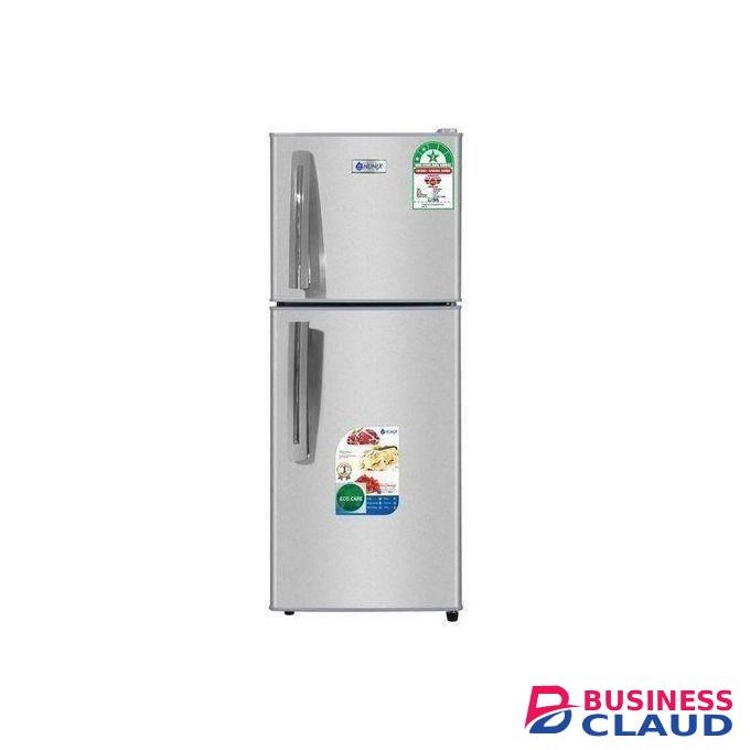 Nunix 210 Liters Large Capacity Double Door Fridge With Handles+ free guard