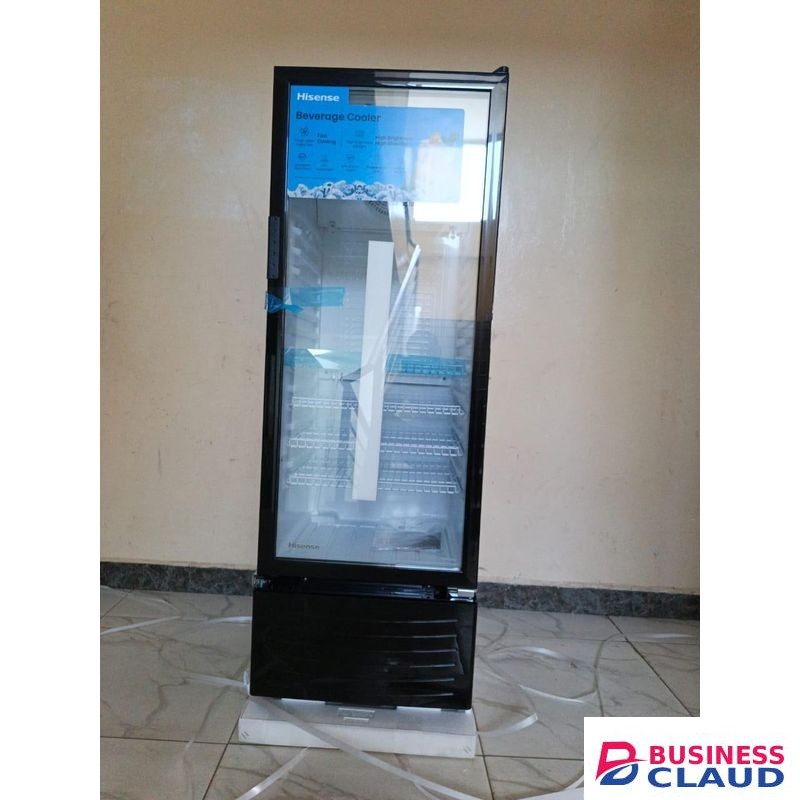 Hisense 192L SHOWCASE GLASS DOOR WITH DOOR FRIDGE