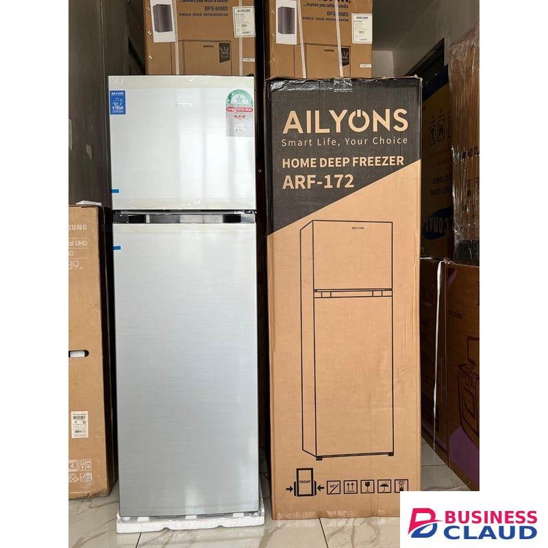 AILYONS 168 Litres Large Capacity Double Door Fridge Energy Efficient