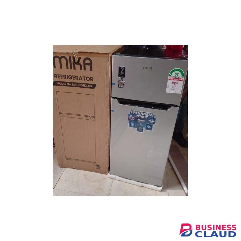 Fridge, 112L, Top Mount Freezer, Defrost(Direct Cool), Dark Silver