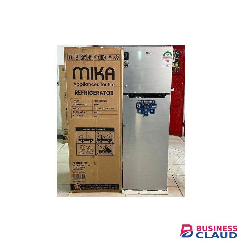 Fridge 168 L Double Door Dark Silver With A Cool Pad With Free Gifts