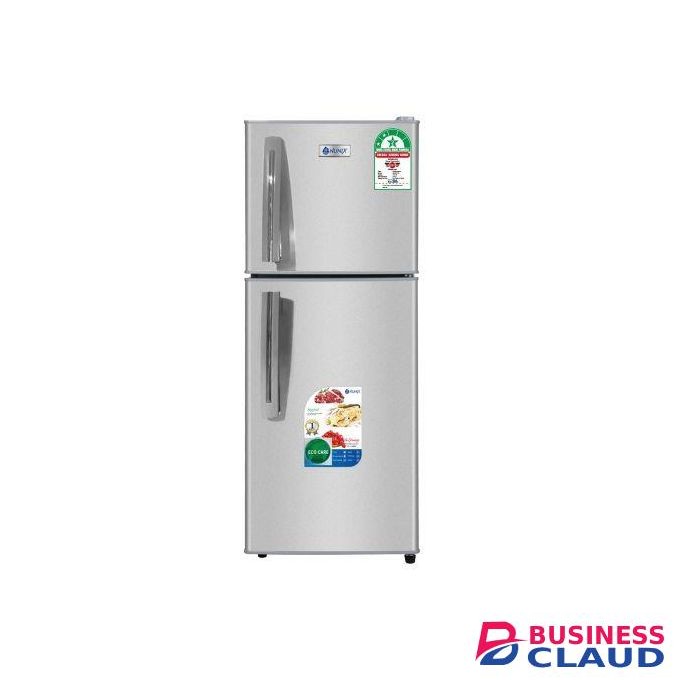 Nunix 210 Litres Large Capacity Double Door Fridge With Handles 1yr Warranty