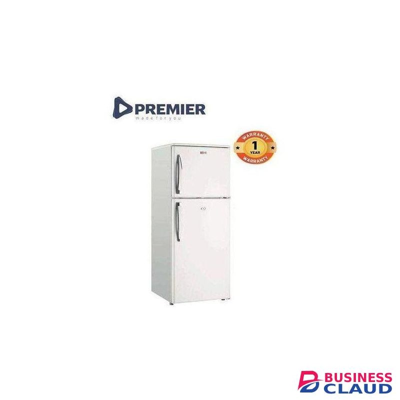 Premier 128 Litres Double Door Fridge - Silver (1 YR WRTY) WITH FREE GIFT